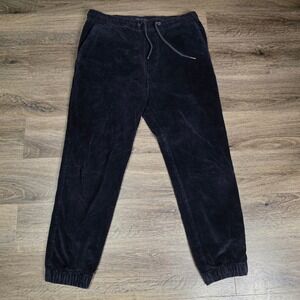 American Eagle M Corduroy Joggers Mens Navy Blue Excellent Next Level Flex Pants